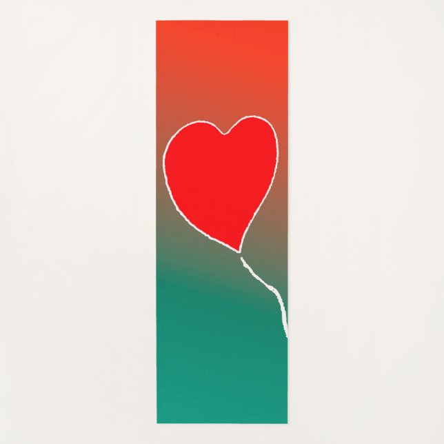 Tapis De Yoga Coeur volant (Devant)