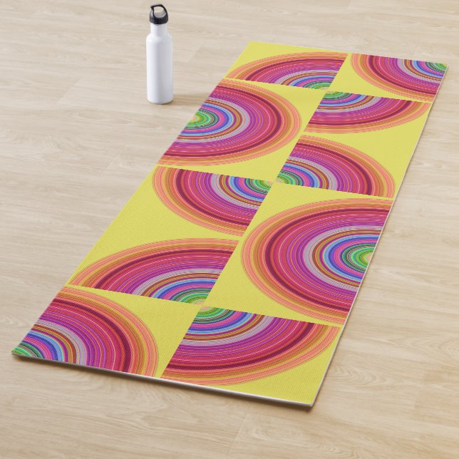 Tapis De Yoga coin soleil (En situation)