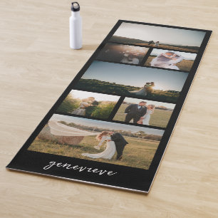 Tapis De Yoga Collage photo simple moderne