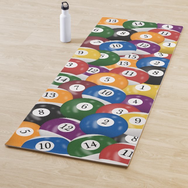 Tapis De Yoga Collection de billes de billard (En situation)