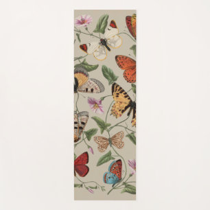 Tapis De Yoga Collection de la papillon Moth Nature Dessin