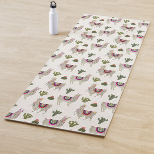Tapis De Yoga Collection Lllamas mignon de Llamarama