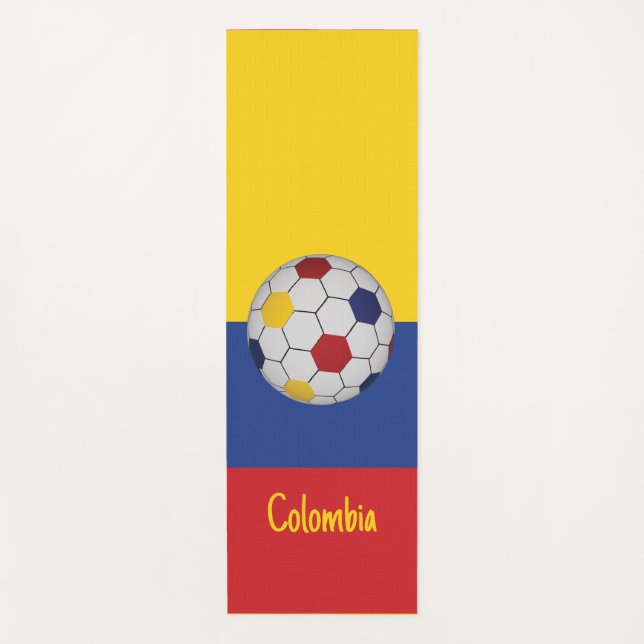 Tapis De Yoga Colombia Soccer (Devant)