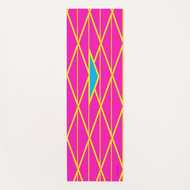 Tapis De Yoga Coloré (Devant)