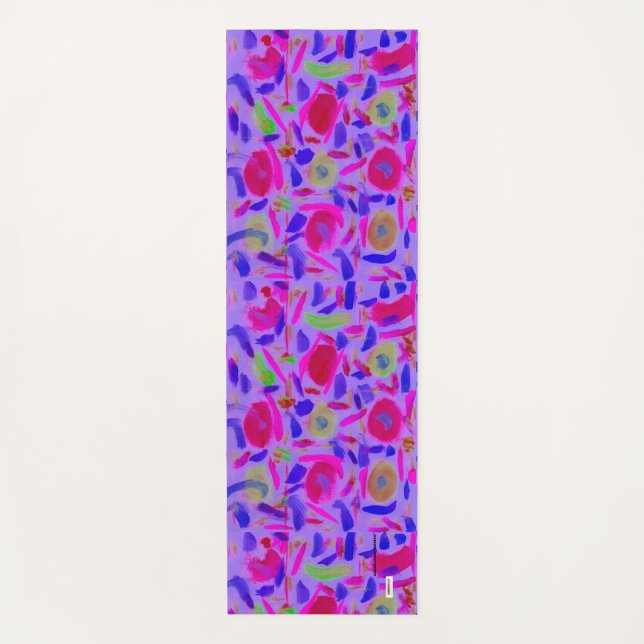 Tapis De Yoga Coloré (Devant)