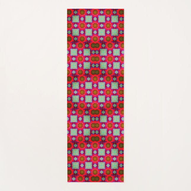 Tapis De Yoga Coloré (Devant)