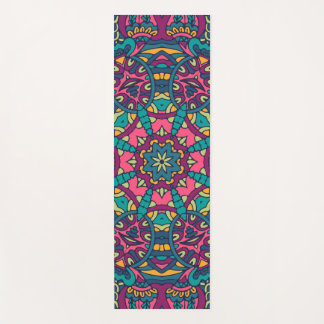 Tapis De Yoga Coloré Indien Mexicain Ethnic Oriental Rug Mandal