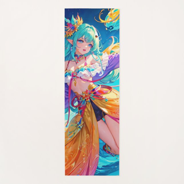 Tapis De Yoga Colorful/anime/dessin animé (Devant)
