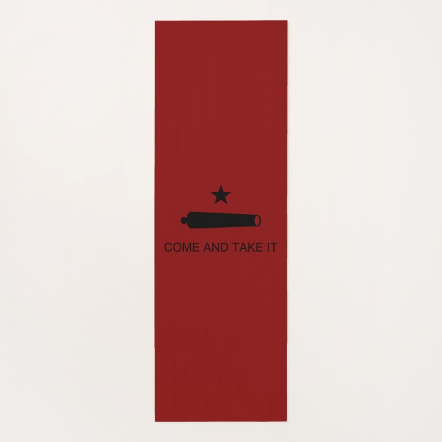 Tapis De Yoga Come & Take It ! Flag de Texas State (Dos)