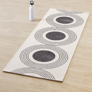 Tapis De Yoga Composition des cercles Abstraits