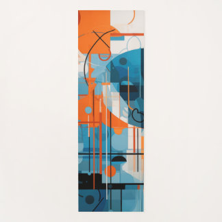 Tapis De Yoga Composition géométrique Abstraite