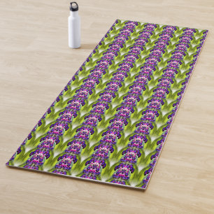 Tapis De Yoga Conception Abstraite de baies pourpres