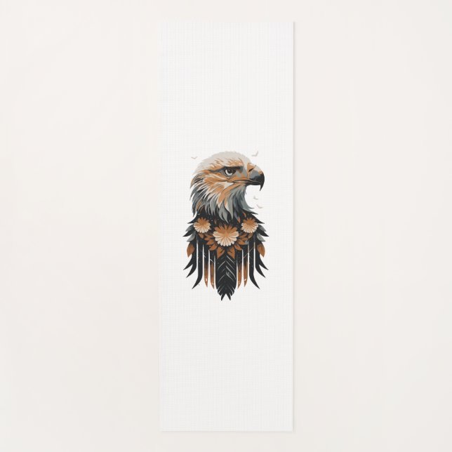 Tapis De Yoga Conception d'aigle (Devant)