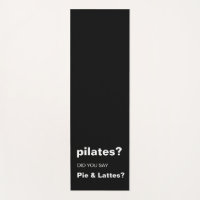 Conception de citation drôle de Pilates Pie et Lat