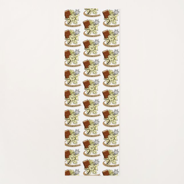 Tapis De Yoga Conception de dés de classe (Devant)