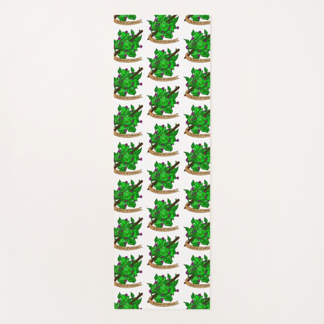 Tapis De Yoga Conception de dés Druid (Devant)