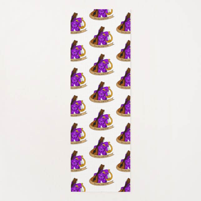 Tapis De Yoga Conception des dés de série (Devant)