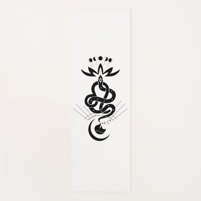 Tapis De Yoga Conception originale pour 2025 Snake, Lion (Devant)