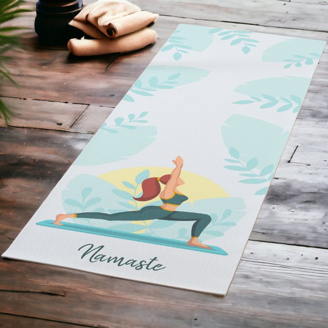 Tapis De Yoga Conception personnalisée de Namaste - Fitness pers (Créateur téléchargé)