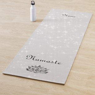 Tapis De Yoga Conception personnalisée de Namaste Lotus