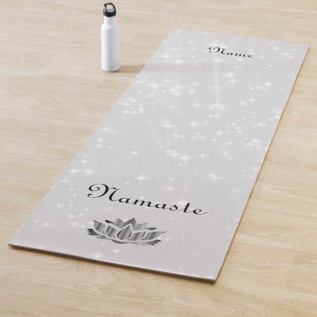 Tapis De Yoga Conception personnalisée de Namaste Lotus (En situation)