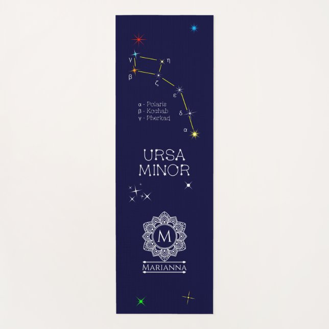 Tapis De Yoga Constellation de l'hémisphère Nord Ursa mineure (Devant)