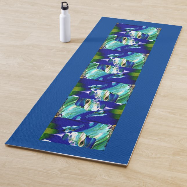 Tapis De Yoga Cool Blue Yoga Mat (En situation)