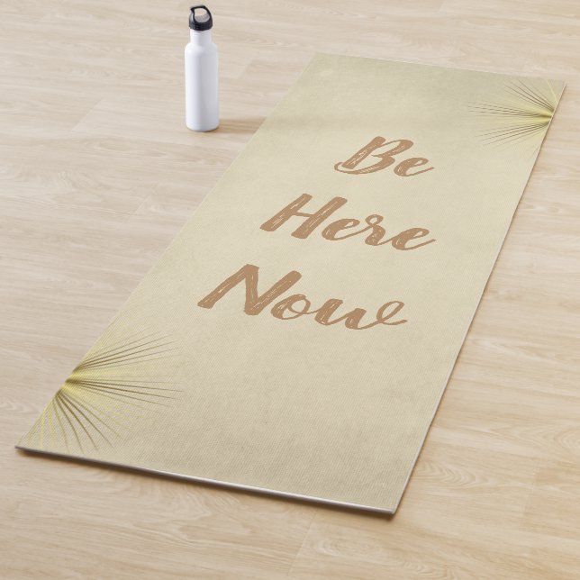 Tapis De Yoga Cool Simple Yoga Mats Be Here Now (En situation)