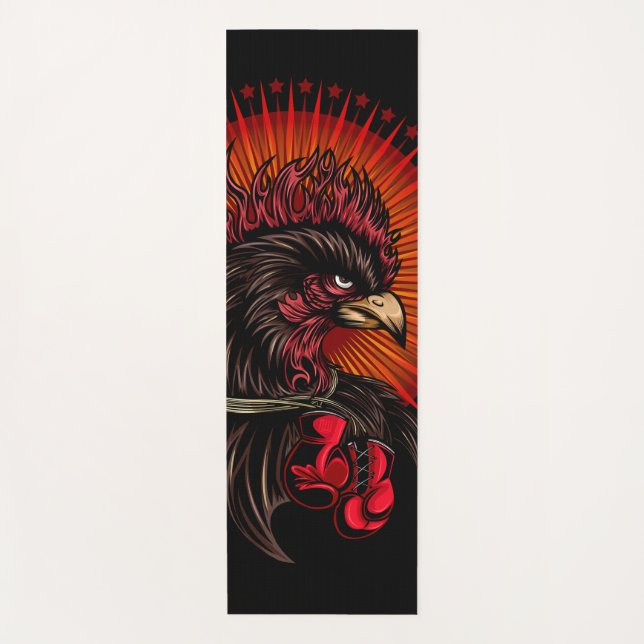 Tapis De Yoga Coq de boîte (Devant)