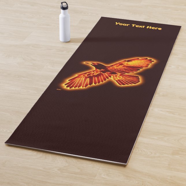 Tapis De Yoga Corbeau (En situation)