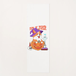 Tapis De Yoga Corgi Halloween
