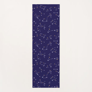 Tapis De Yoga Cosmic Flow Bleu de Minuit