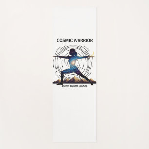 Tapis De Yoga Cosmic Yoga Guerrier   Galaxy Body Pose