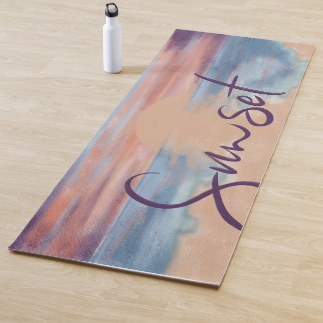 Tapis de Yoga | Coucher de soleil (En situation)