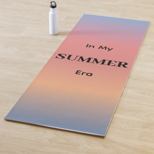 Tapis de Yoga Couleur Aurore Gradient de Mon Été