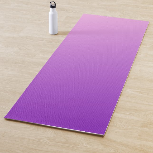 Tapis De Yoga Couleur de dégradé violet (Créateur téléchargé)
