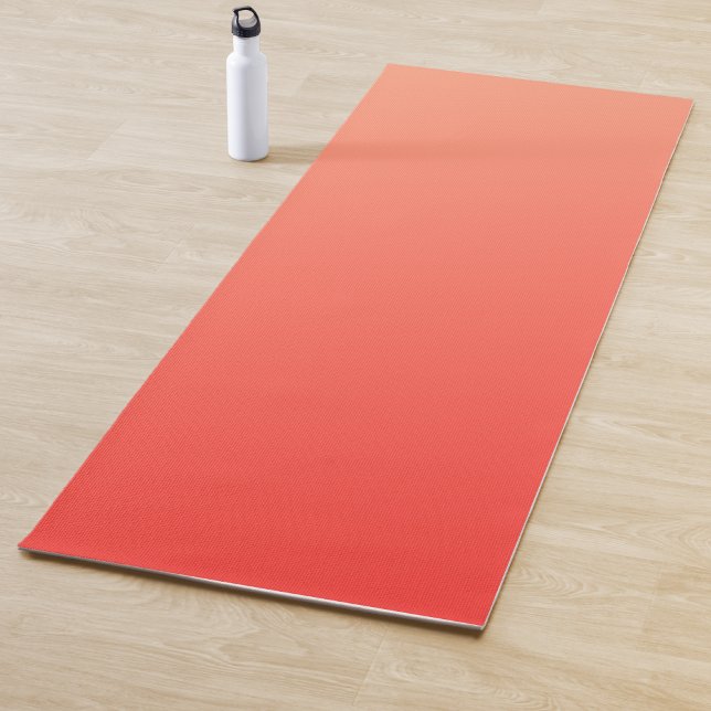 Tapis De Yoga Couleur du dégradé rouge (Créateur téléchargé)