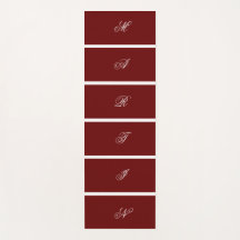 Couleur rouge foncé personnalisée moderne