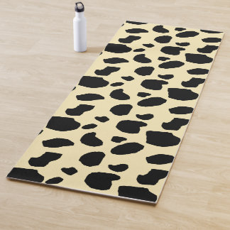 Tapis De Yoga Cow Animal Skin Colour Pattern Design 
