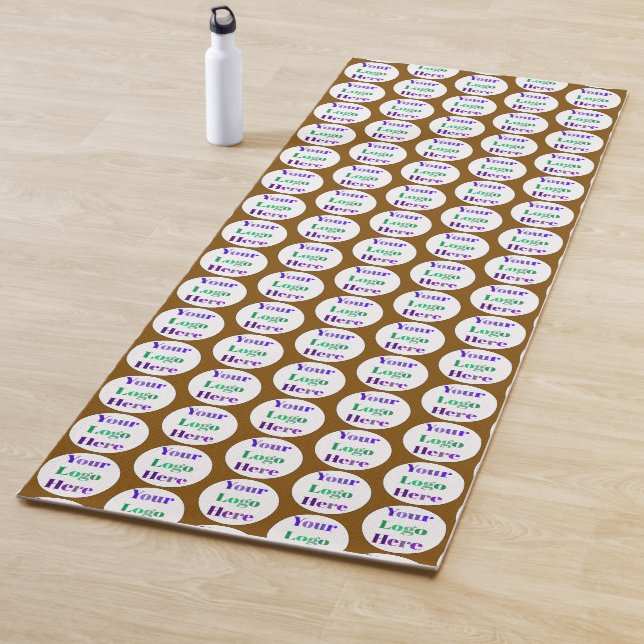Tapis De Yoga Create Your Own Simple Business Custom Logo  (En situation)