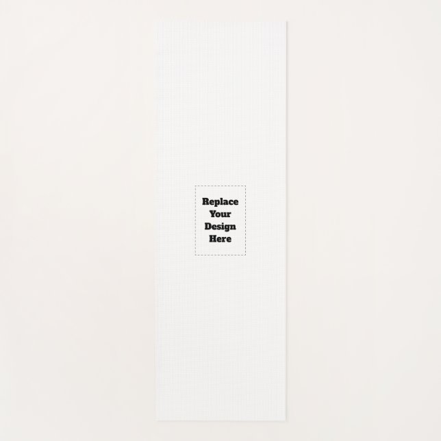 Tapis De Yoga Créez Votre Propre blanc (Devant)