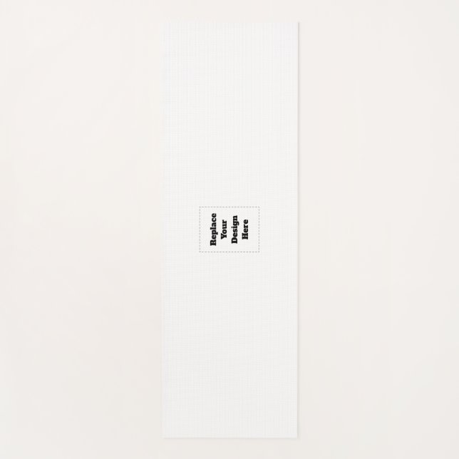 Tapis De Yoga Créez Votre Propre blanc (Devant)
