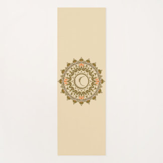 Tapis De Yoga Crescent Moon Mandala