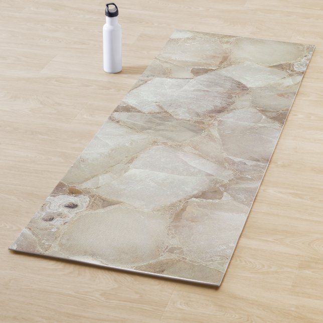 Tapis De Yoga Cristal Zen Classic Quartz (double face) (En situation)