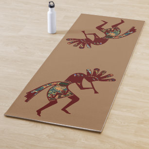 Tapis De Yoga Culture amérindienne - Danse Kokopelli 3