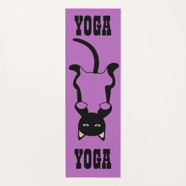 Tapis De Yoga Cute chat (Devant)