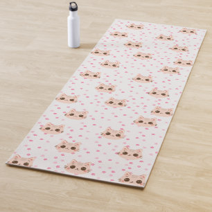 Tapis De Yoga Cute Chat simple chaton Motif