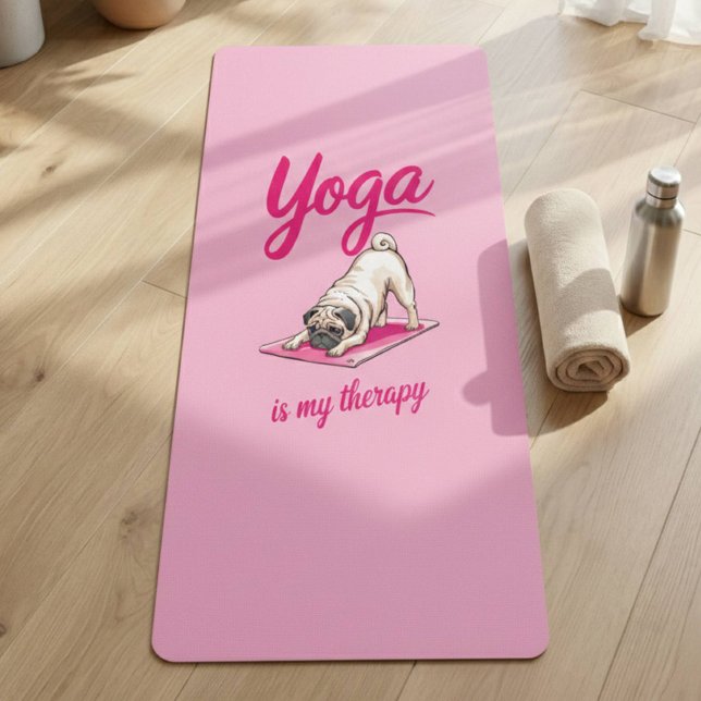 Tapis De Yoga Cute Funny Girl Hot Carlin rose (Créateur téléchargé)