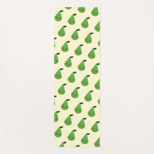 Tapis De Yoga Cute Kawaii Pear Motif