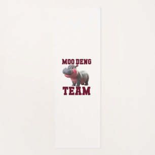 Tapis De Yoga Cute MOO DENG TEAM Baby Hippo Squad Girls Besties